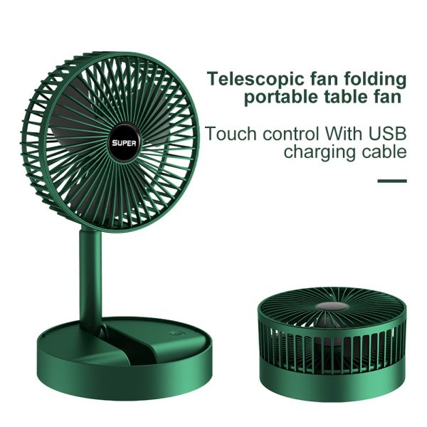 "Cool Comfort on the Go: Telescopic Floor Fan